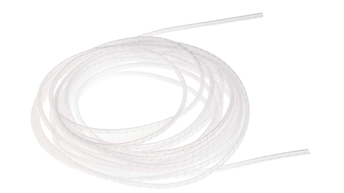 RS PRO Spiral Wrap, I.D 1.5mm 10mm Polyethylene