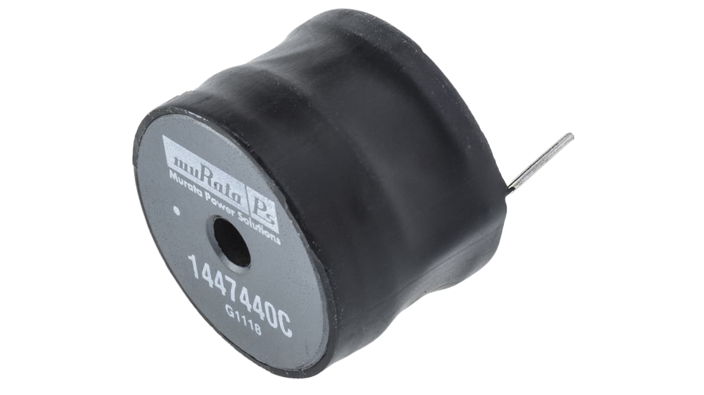 Murata 470 μH ±10% Leaded Inductor, Max SRF:1.4MHz, Q:24, 4A Idc, 125mΩ Rdc, 1400