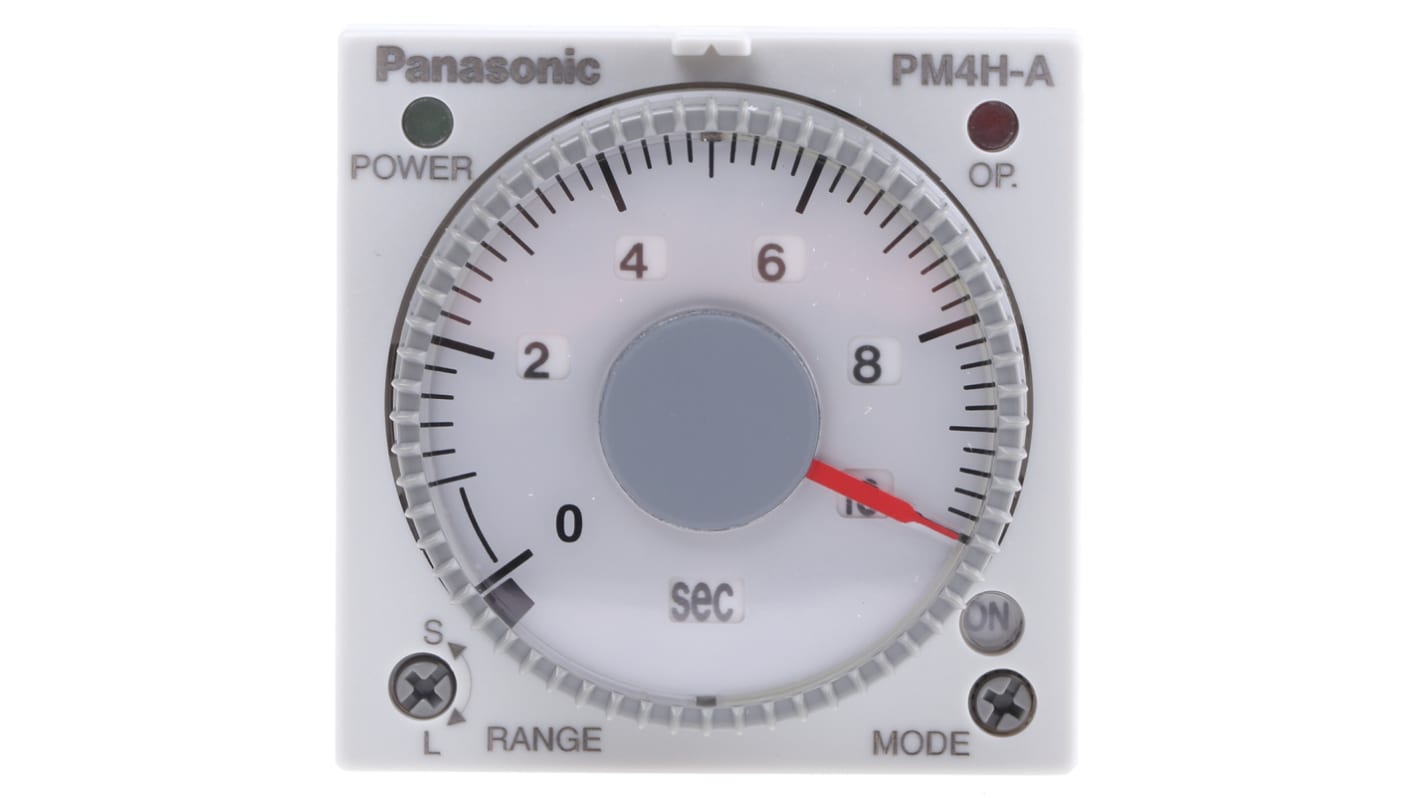 Panasonic Chassis Mount Timer Relay, 24V ac/dc, 1 s → 500h