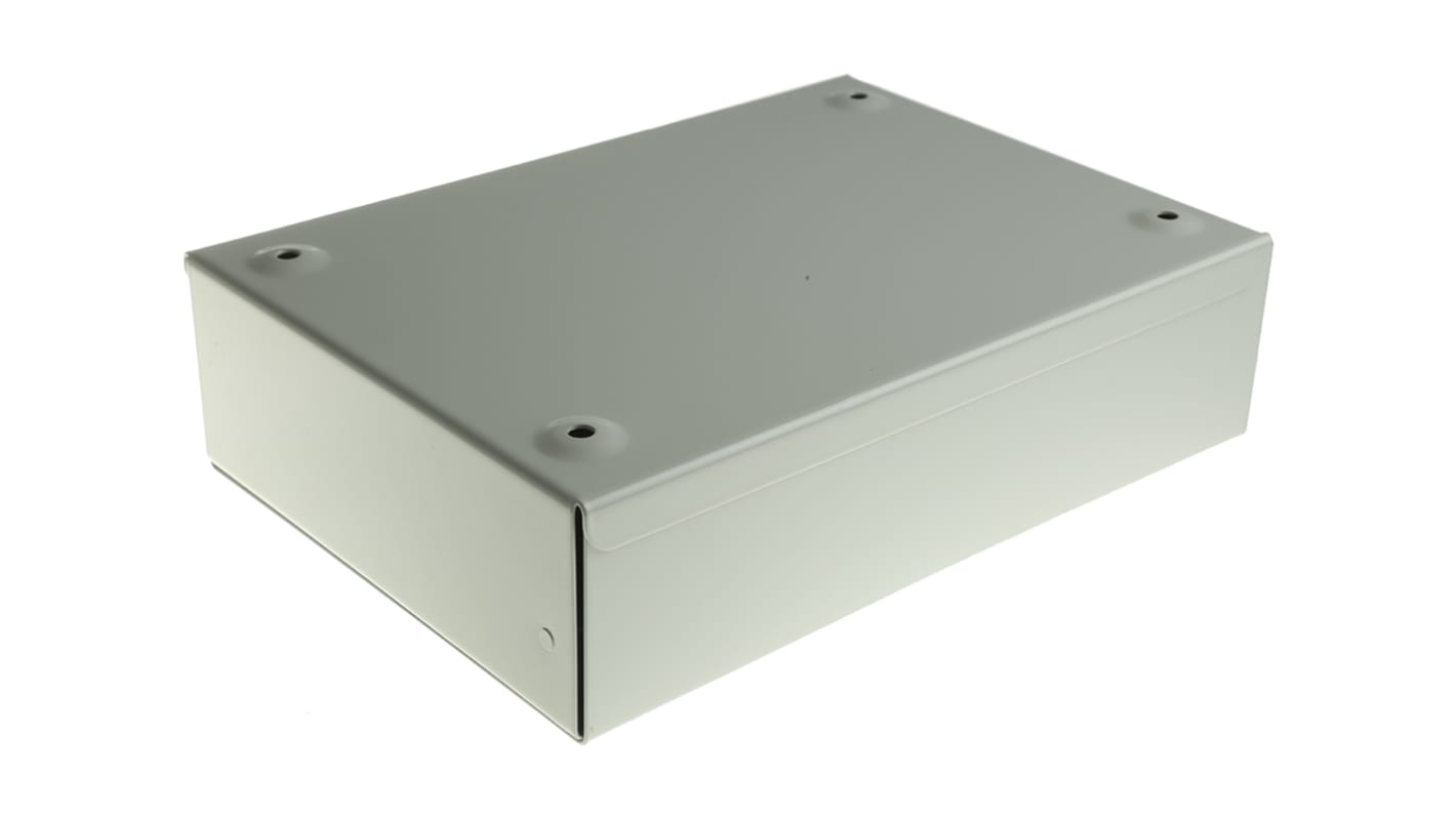 Caja para instrumentación RS PRO de Acero Laminado en Frío Gris, 270 x 190 x 70mm