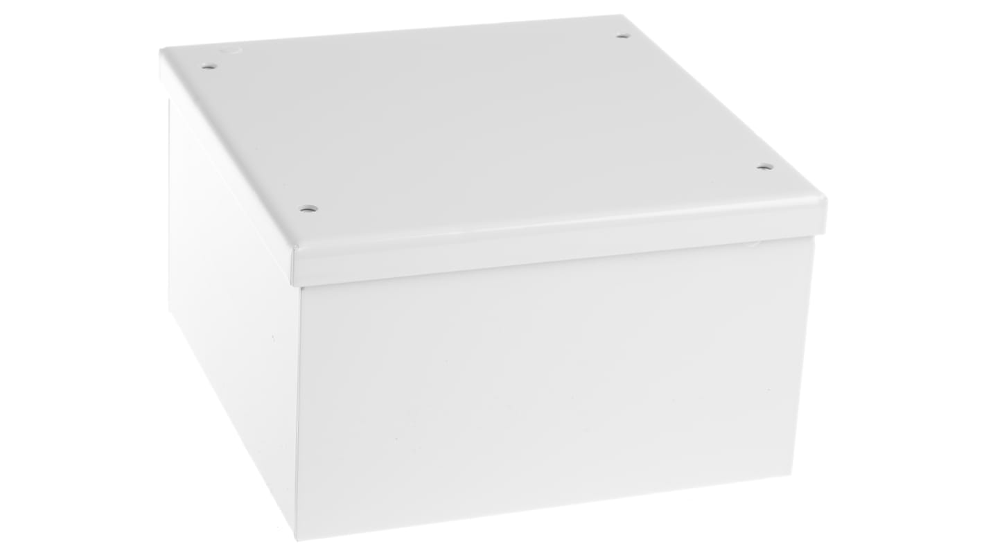 Caja para instrumentación RS PRO de Acero Laminado en Frío Gris, 150 x 150 x 90mm