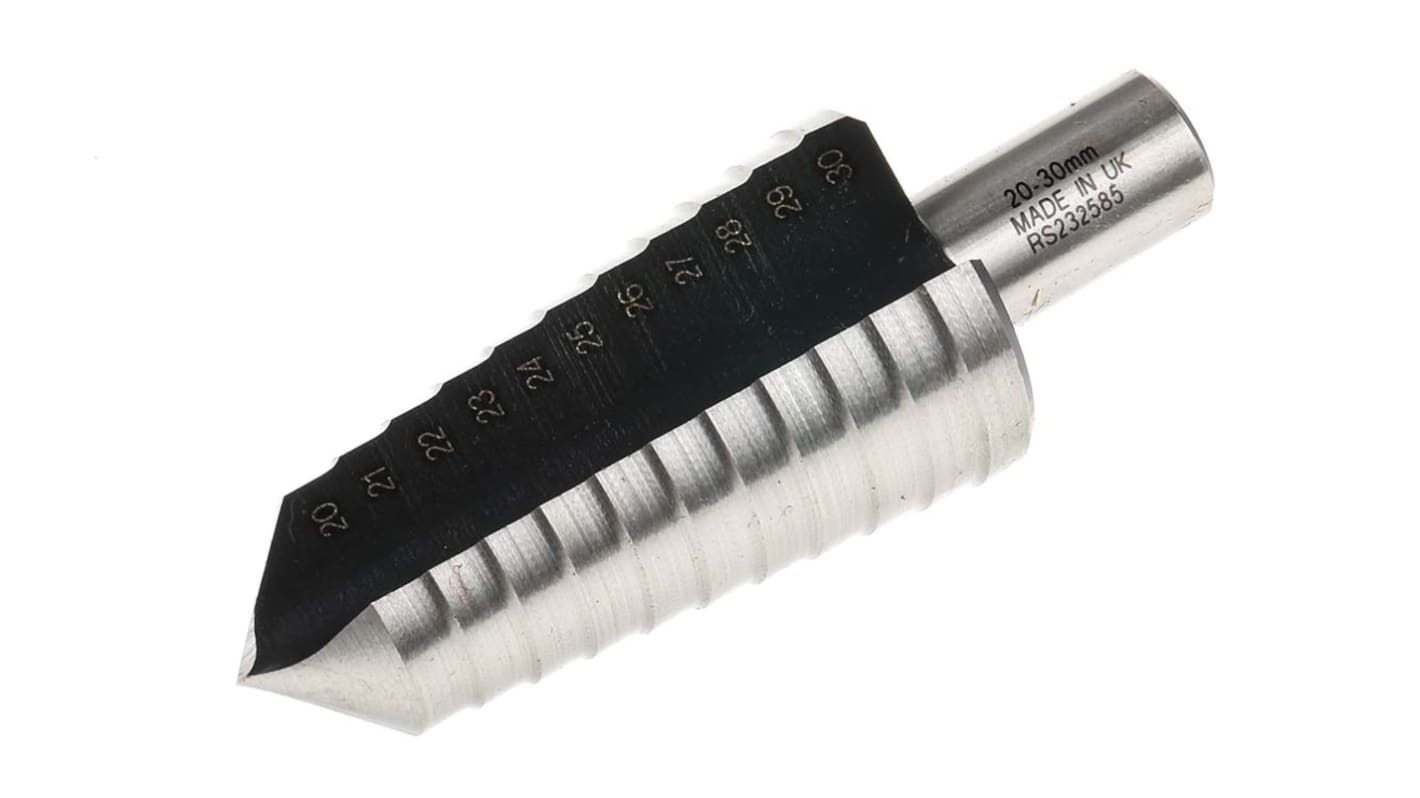 RS PRO HSS Step Drill Bit 20mm x 30mm RS