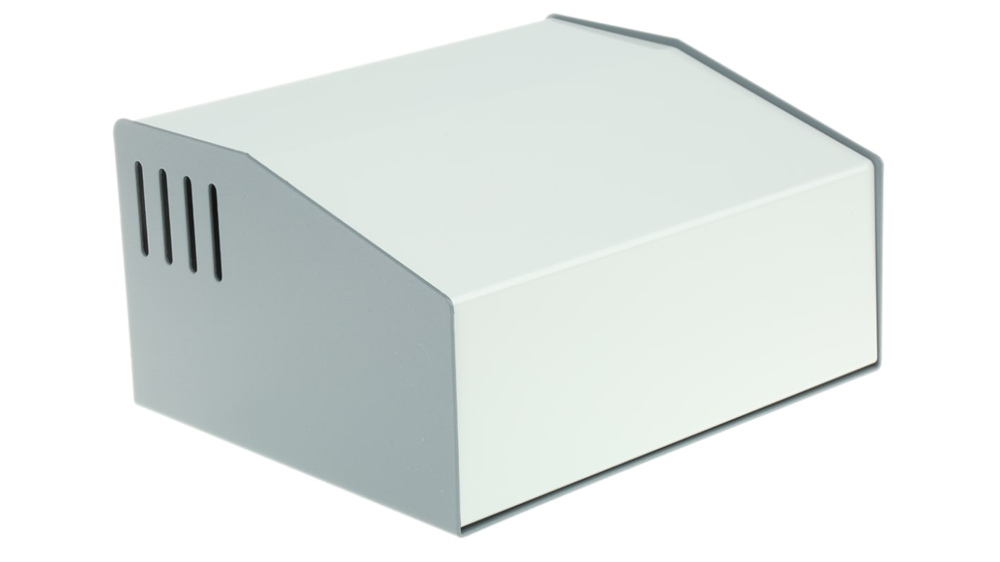 Boîtier pupitre Hammond 515 en Aluminium, Acier Gris, 192,5 mm x 159 mm x 103,3 mm