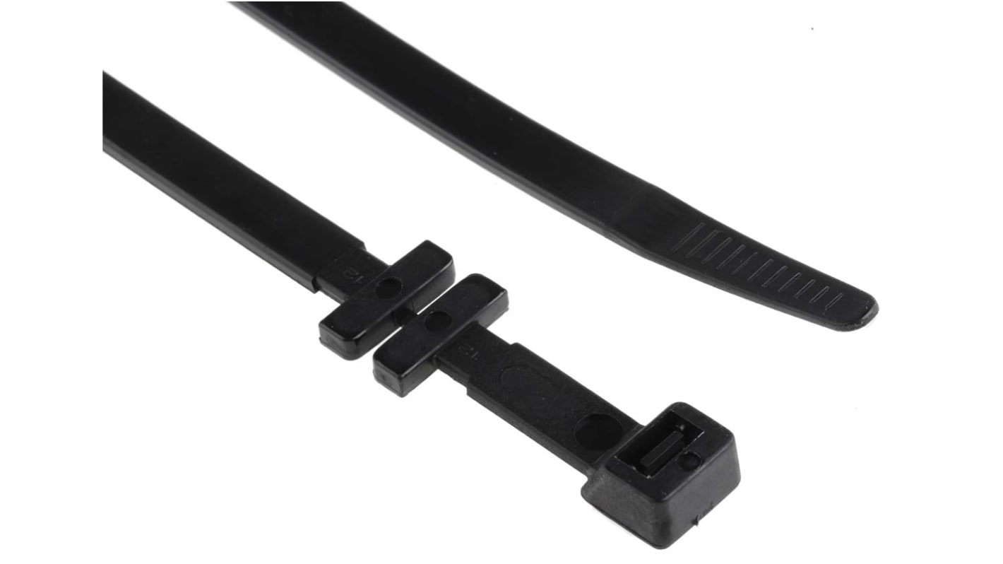 Serre-câble RS PRO 320mm x 7,6 mm Noir en Nylon 66