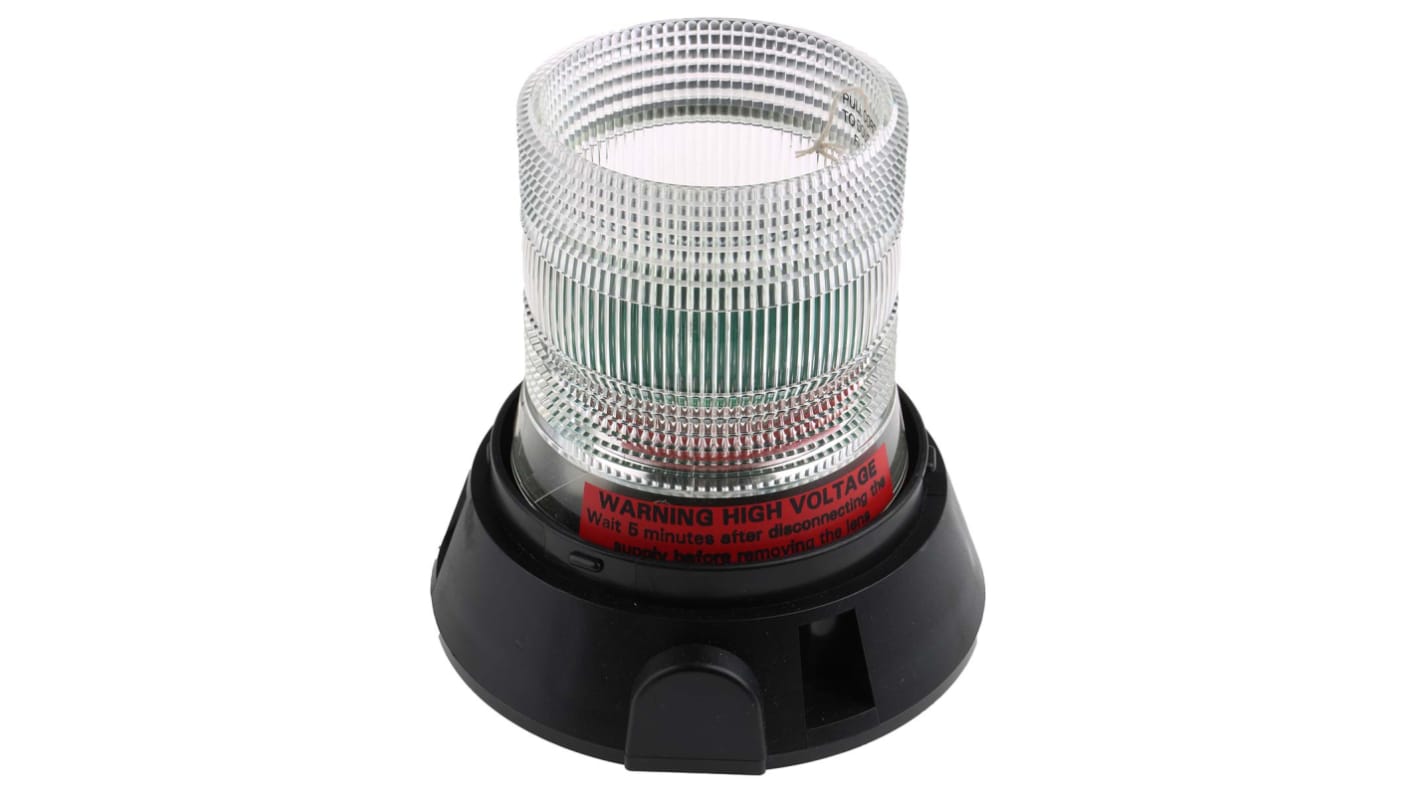 RS PRO Flashing Beacon, 115 V ac, Surface Mount, Xenon Bulb, IP56