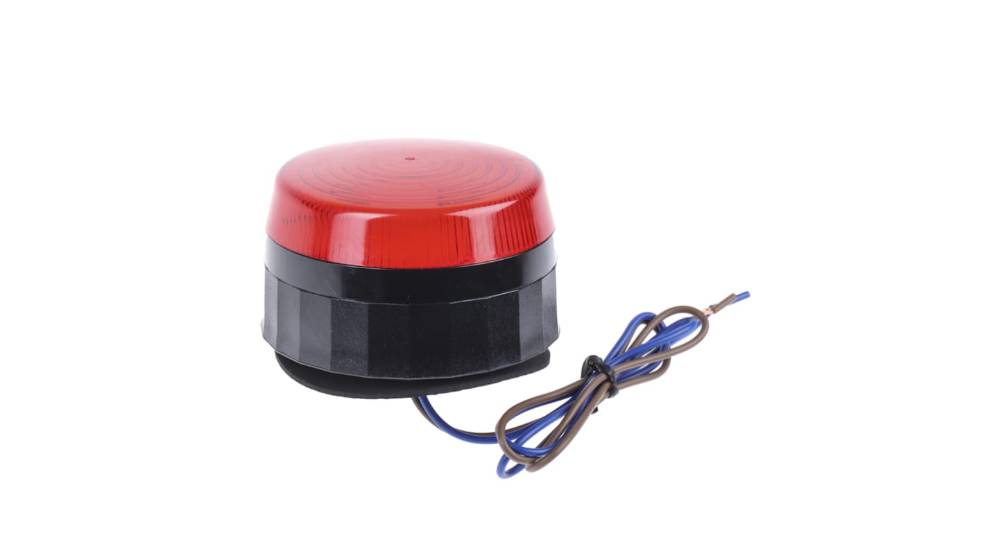 RS PRO Red Flashing Beacon, 230 V ac, Surface Mount, Xenon Bulb, IP67