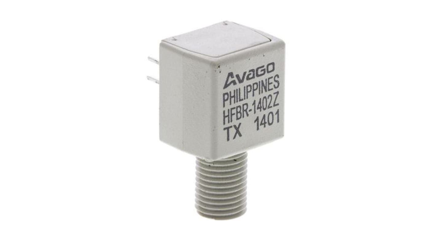 Broadcom HFBR-1402Z, 5Mbit/s Fibre Optic Transmitter 865nm SMA Connector, 22.2 x 12.7 x 10.2mm