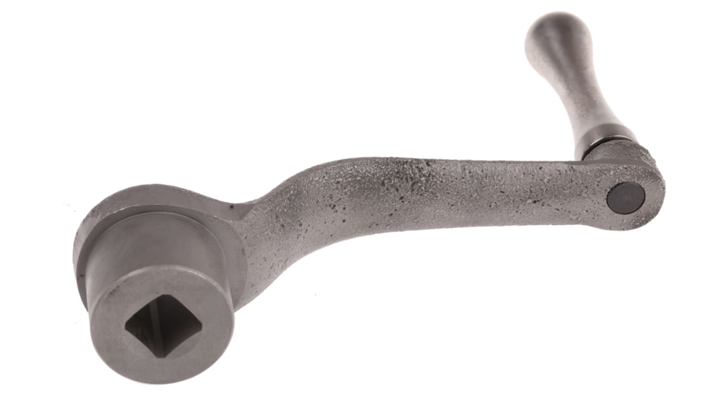 RS PRO Steel Revolving Crank Handle 125mm Radius RS