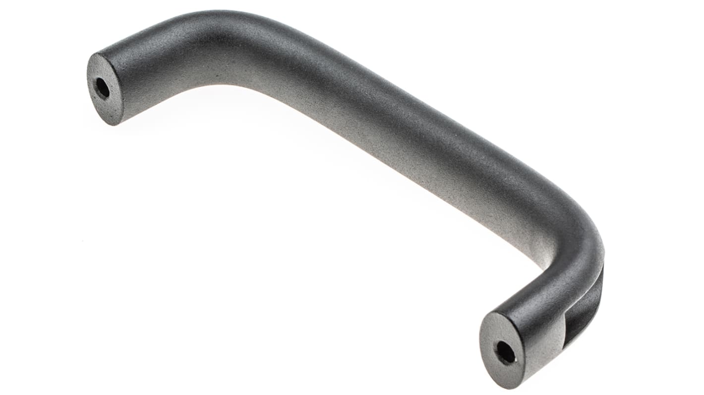 RS PRO Black Aluminium Handle 57 mm Height, 26mm Width, 178mm Length