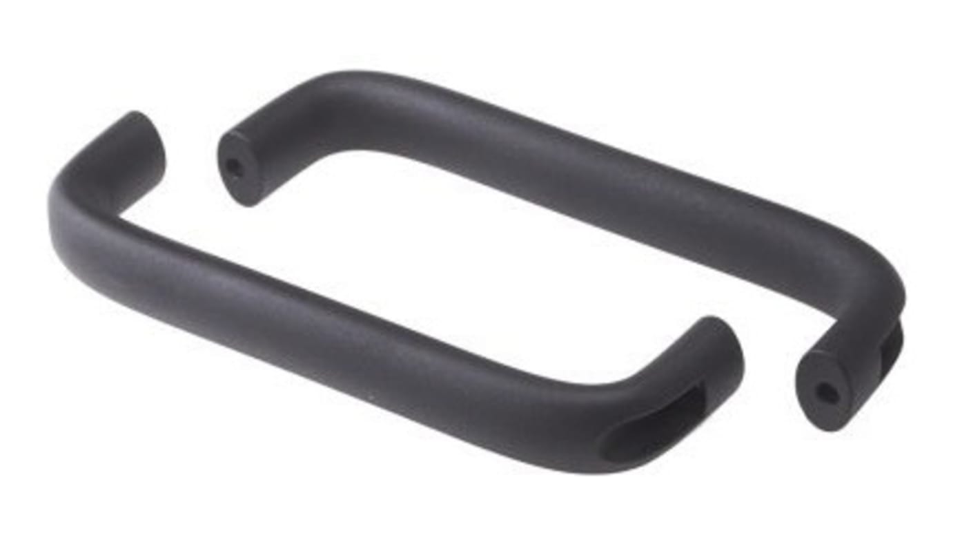 RS PRO Black Aluminium Handle 57 mm Height, 26mm Width, 210mm Length