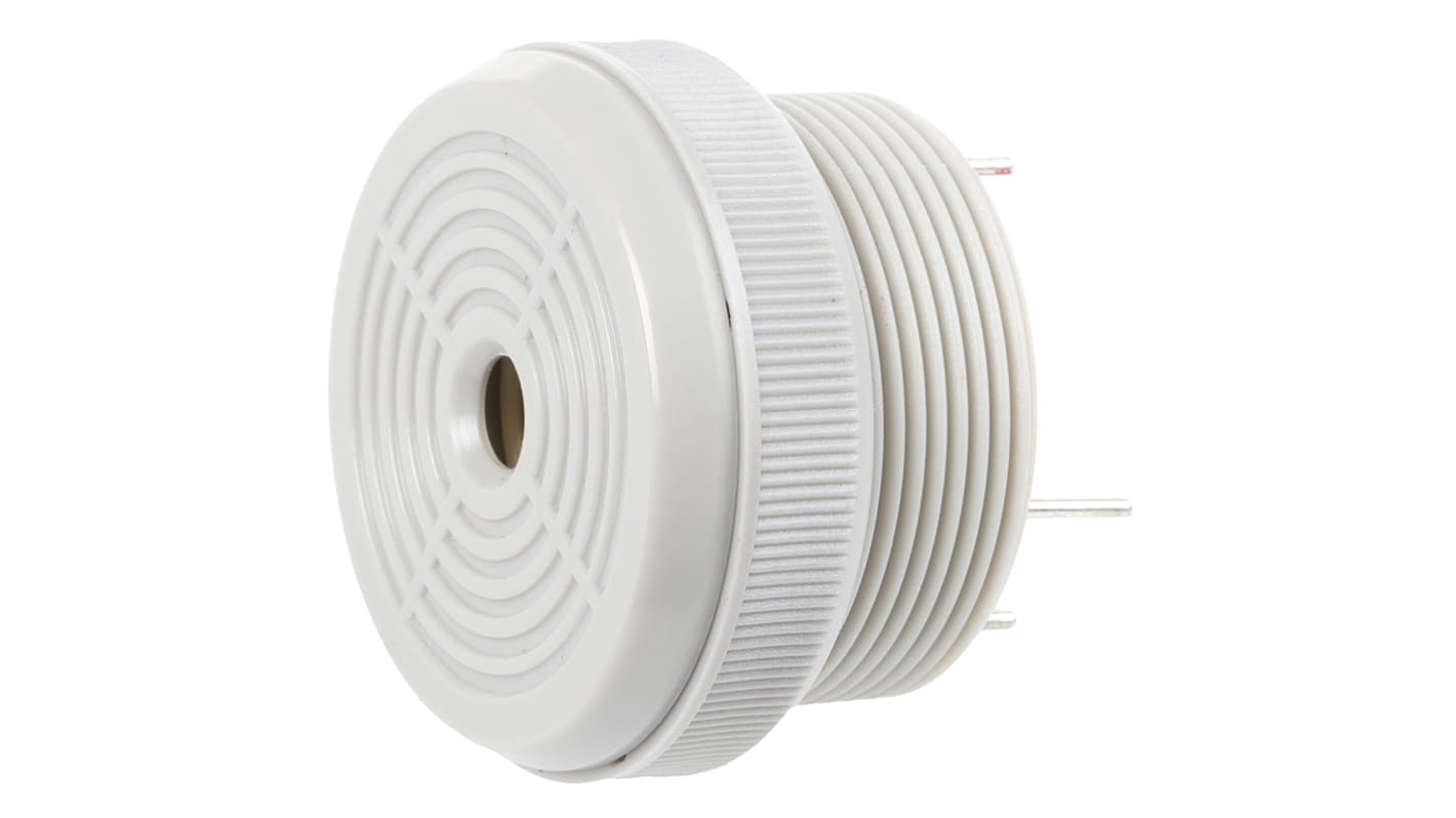 RS PRO Piezo Buzzer Dauerton, schneller Pulston, 92dB, Frontplattenmontage, 6V dc→28V dc, Intern, ø 35.5mm, 35.5 (Dia.)