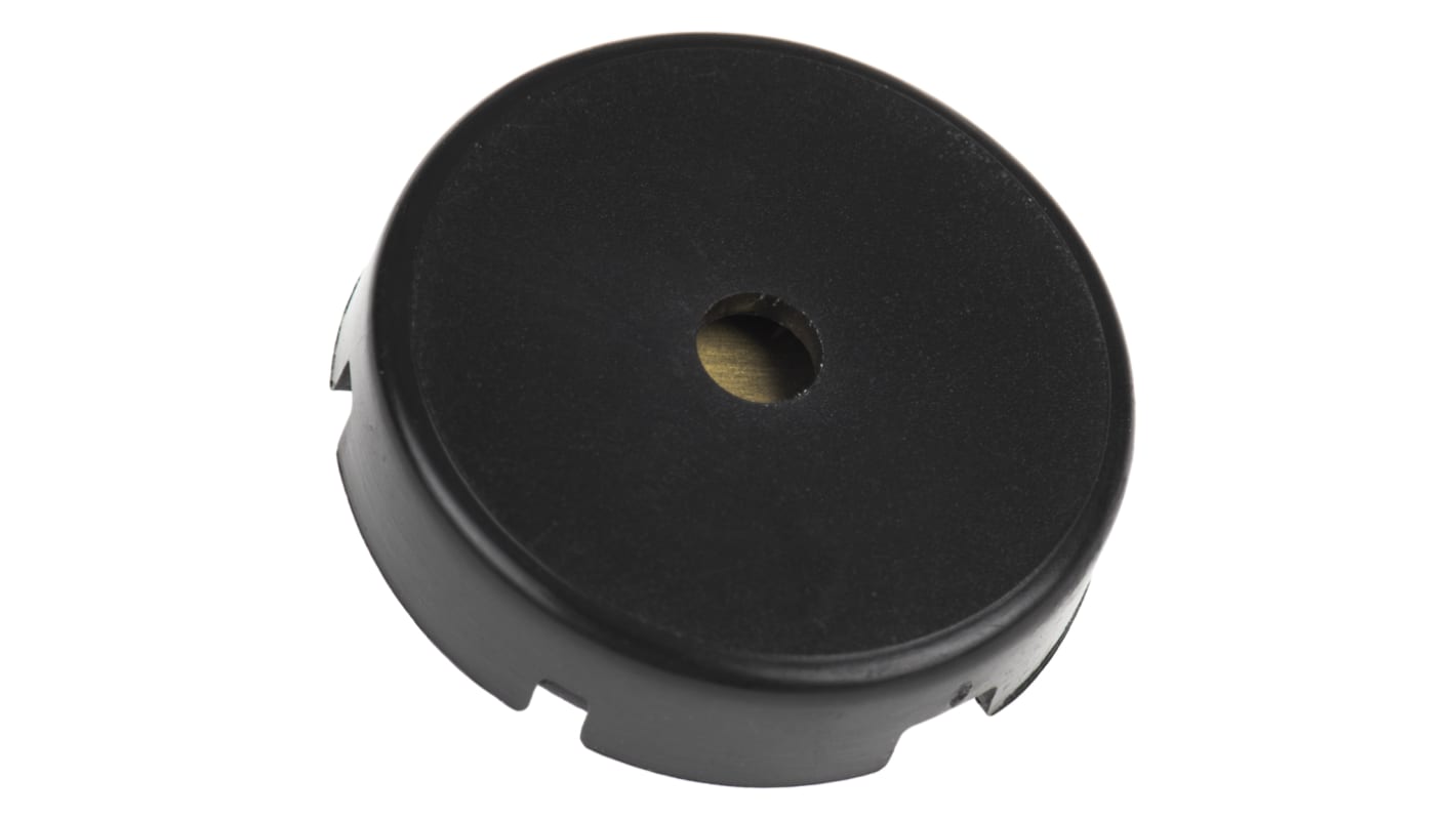 RS PRO Piezo Buzzer Dauerton, 92dB, Durchsteckmontage→30V ac, Extern, ø 22.1mm, 22.1 (Dia.) x 6.6mm