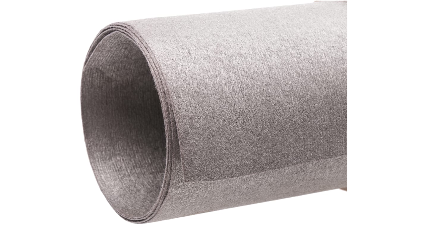 Saint-Gobain Copper Coated Non-Woven PET Fabric Shielding Sheet, 1m x 1m x 0.11mm