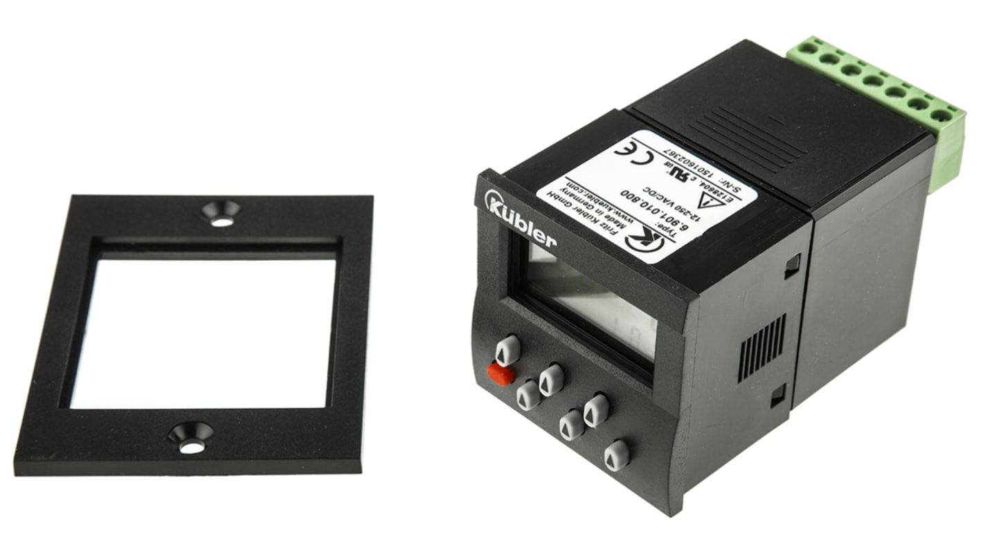 Kubler カウンタ LCD 25Hz 6 パネル取付 CODIX 901シリーズ 6.901.010.800 | RS