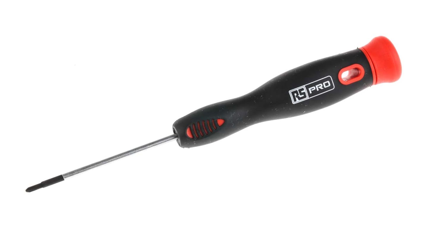RS PRO Phillips Precision Screwdriver, PH00 Tip, 60 mm Blade, 170 mm