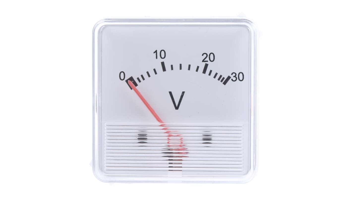 HOBUT Analogue Voltmeter DC ±8 %, 41.5 (Dia.) mm