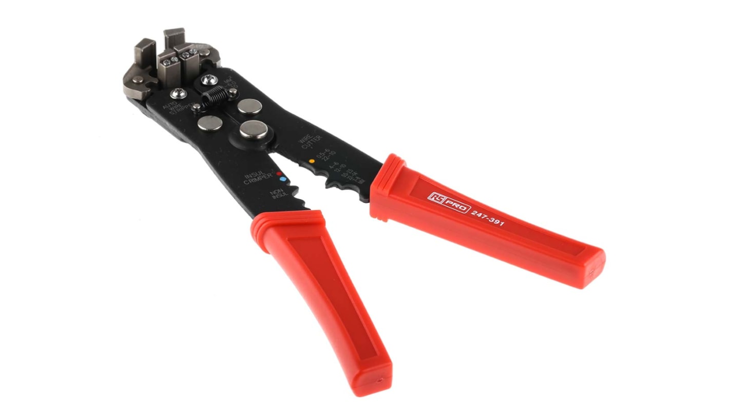 Wire stripper clearance crimper
