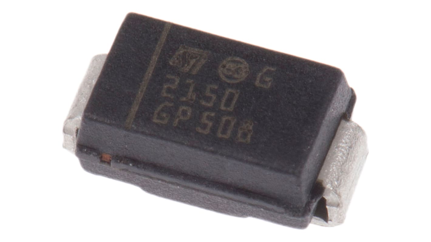 STMicroelectronics SMD Schottky Diode, 150V / 2A, 2-Pin DO-214AC (SMA)