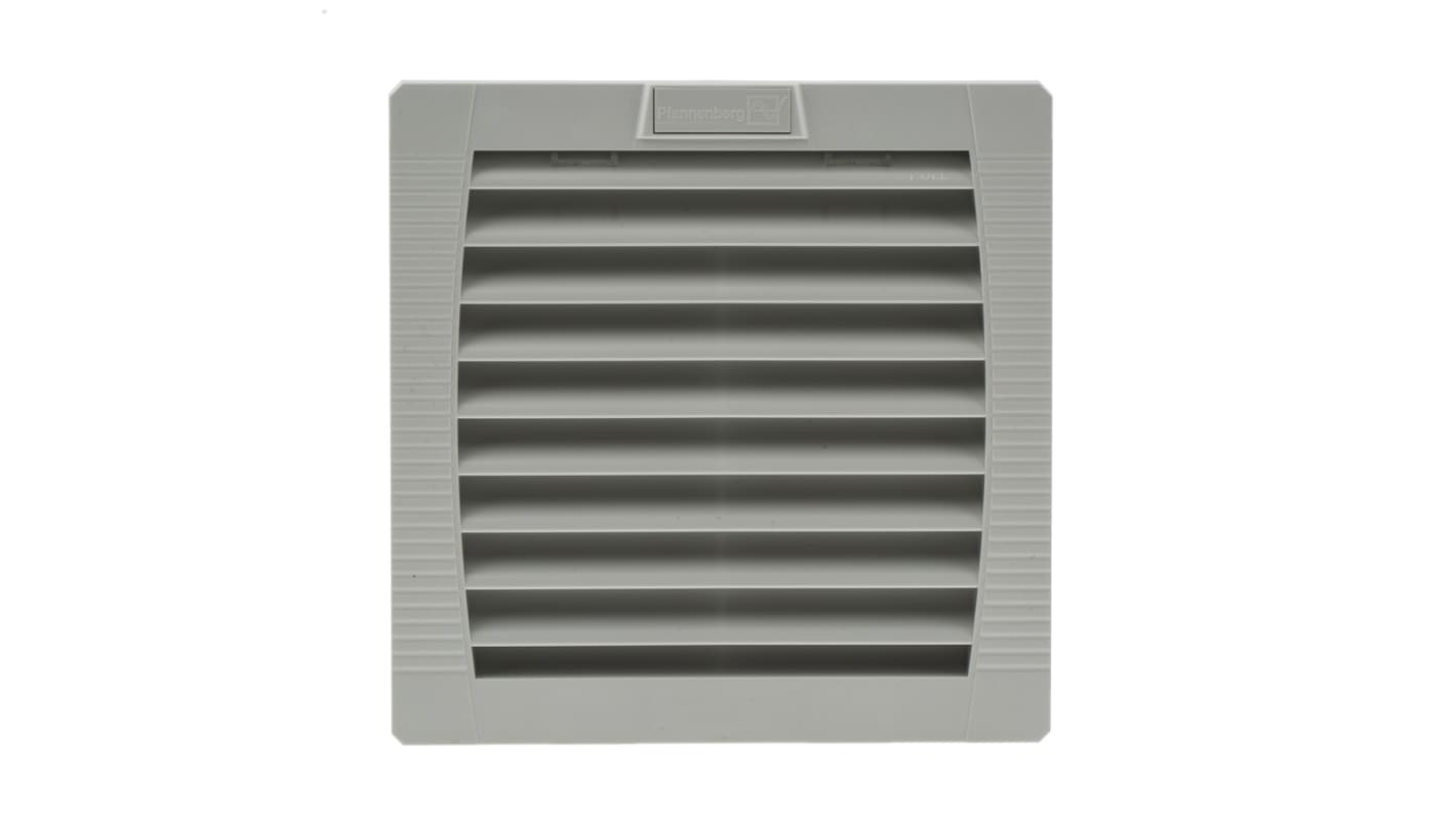 Ventilador con filtro Pfannenberg de 145 x 145mm, alim. 230 V ac, 19W, caudal filtrado 61m³/h, 44dB, IP54