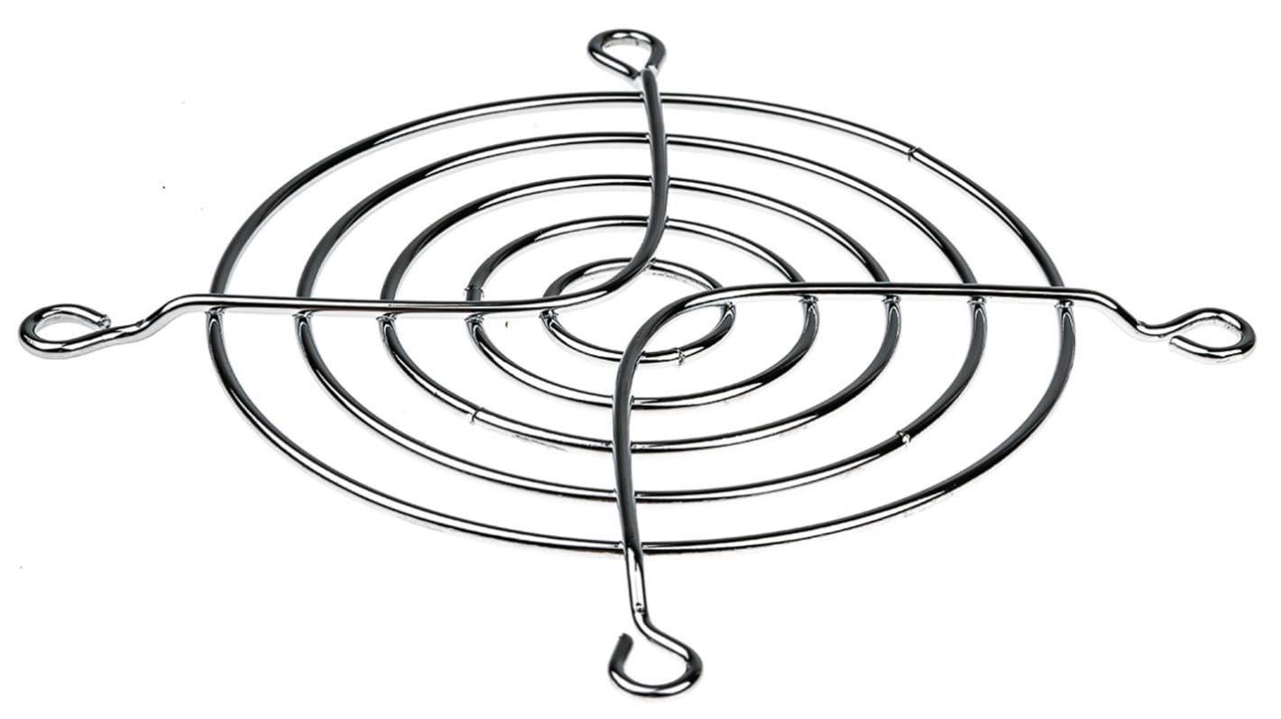 ebm-papst LZ22K Schutzgitter, Gr. 80mm, 77 x 77mm, Stahl, Schraublochabstand 71.5mm, Grau