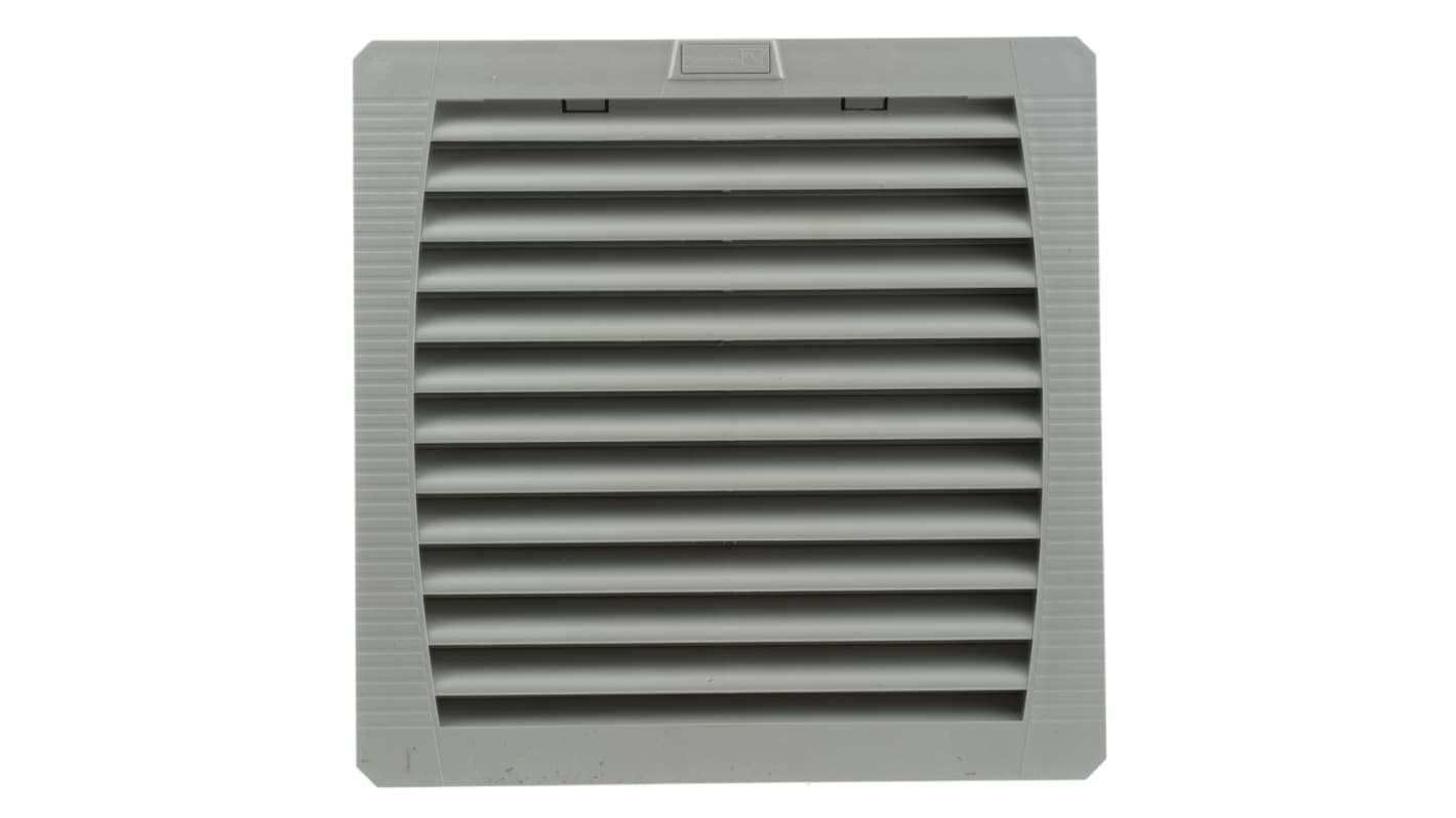 Ventilador con filtro Pfannenberg de 252 x 252mm, alim. 230 V ac, 45W, caudal filtrado 256m³/h, 42dB, IP54