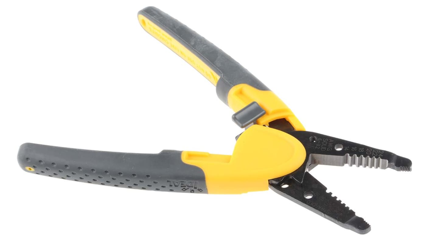 Ideal 45 Series Wire Stripper, 26 AWG Min, 16AWG Max