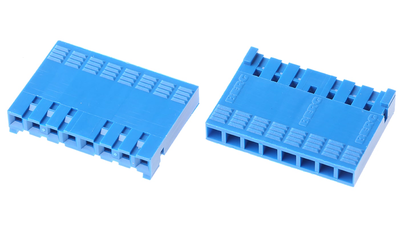 Amphenol Communications Solutions, DUBOX Female Connector Housing, 2.54mm Pitch, 8 Way, 1 Row