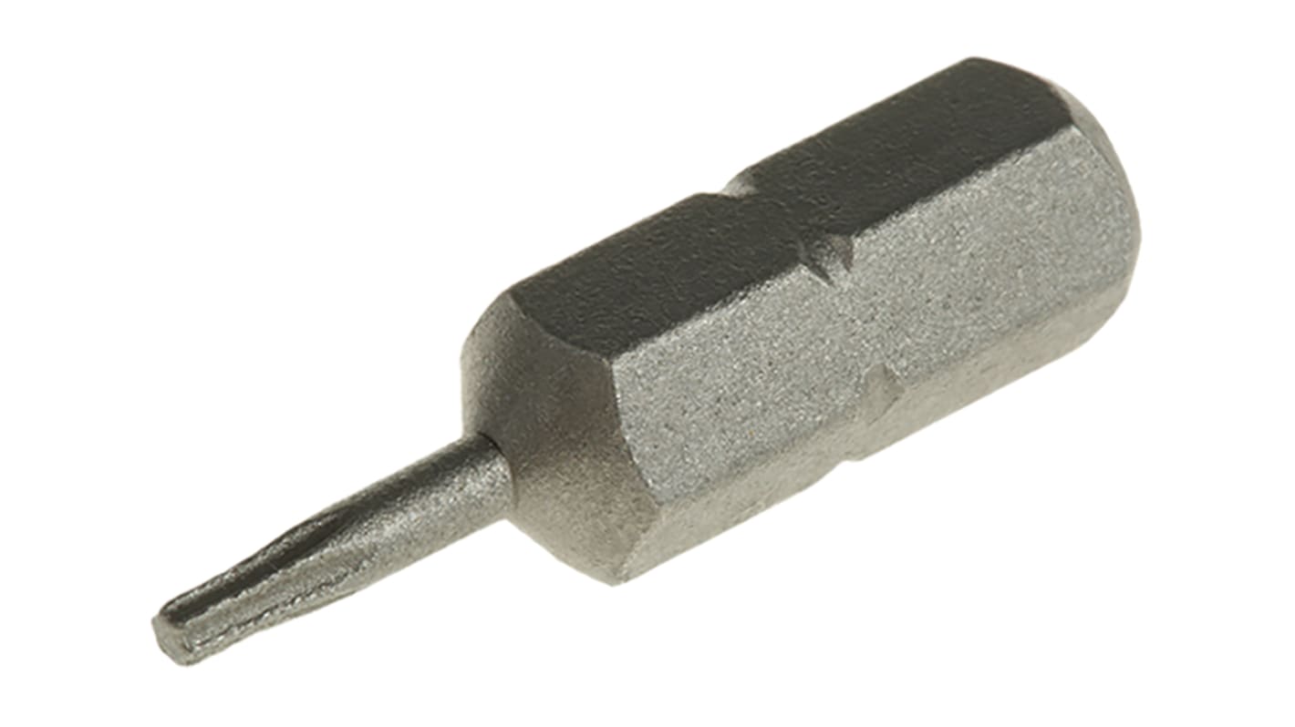 Punta de atornillar RS PRO, Torx T6 de Acero al Cromo Vanadio