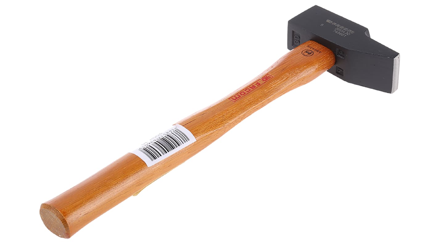 Facom Hammer, Schlosserhammer aus Stahl Hickory-Holz-Stiel 470g 270 mm