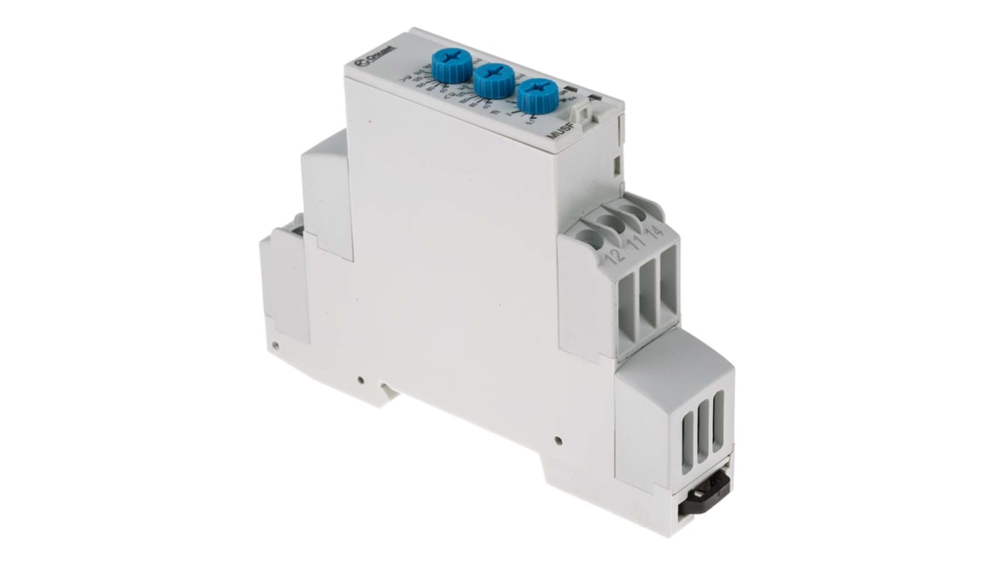 Crouzet Voltage Monitoring Relay, 1 Phase, SPDT, 65 → 260V ac/dc, DIN Rail