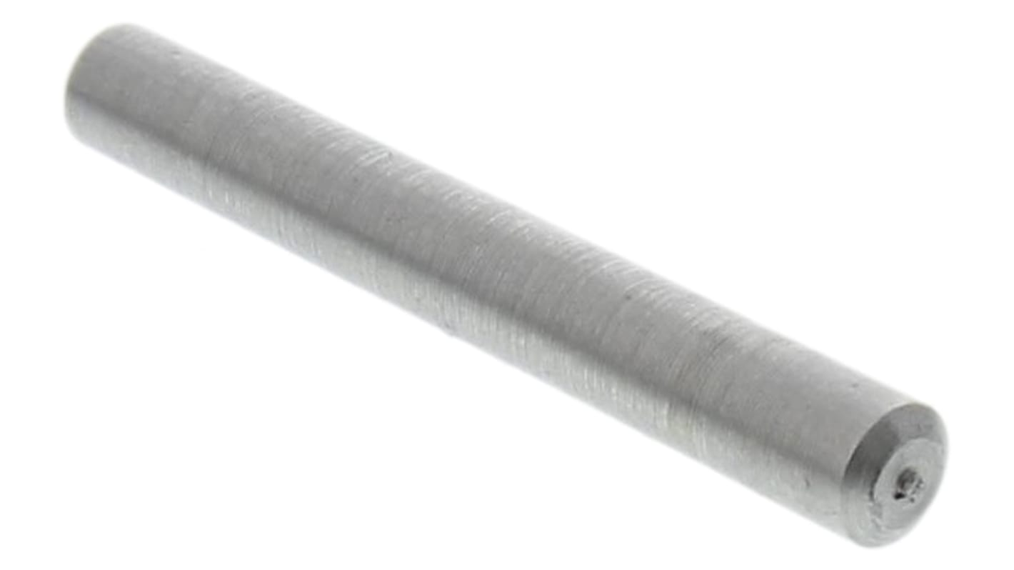 2mm Diameter Plain Steel Taper Dowel Pin 16mm Long