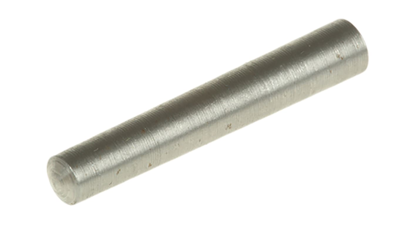 3mm Diameter Plain Steel Taper Dowel Pin 20mm Long RS