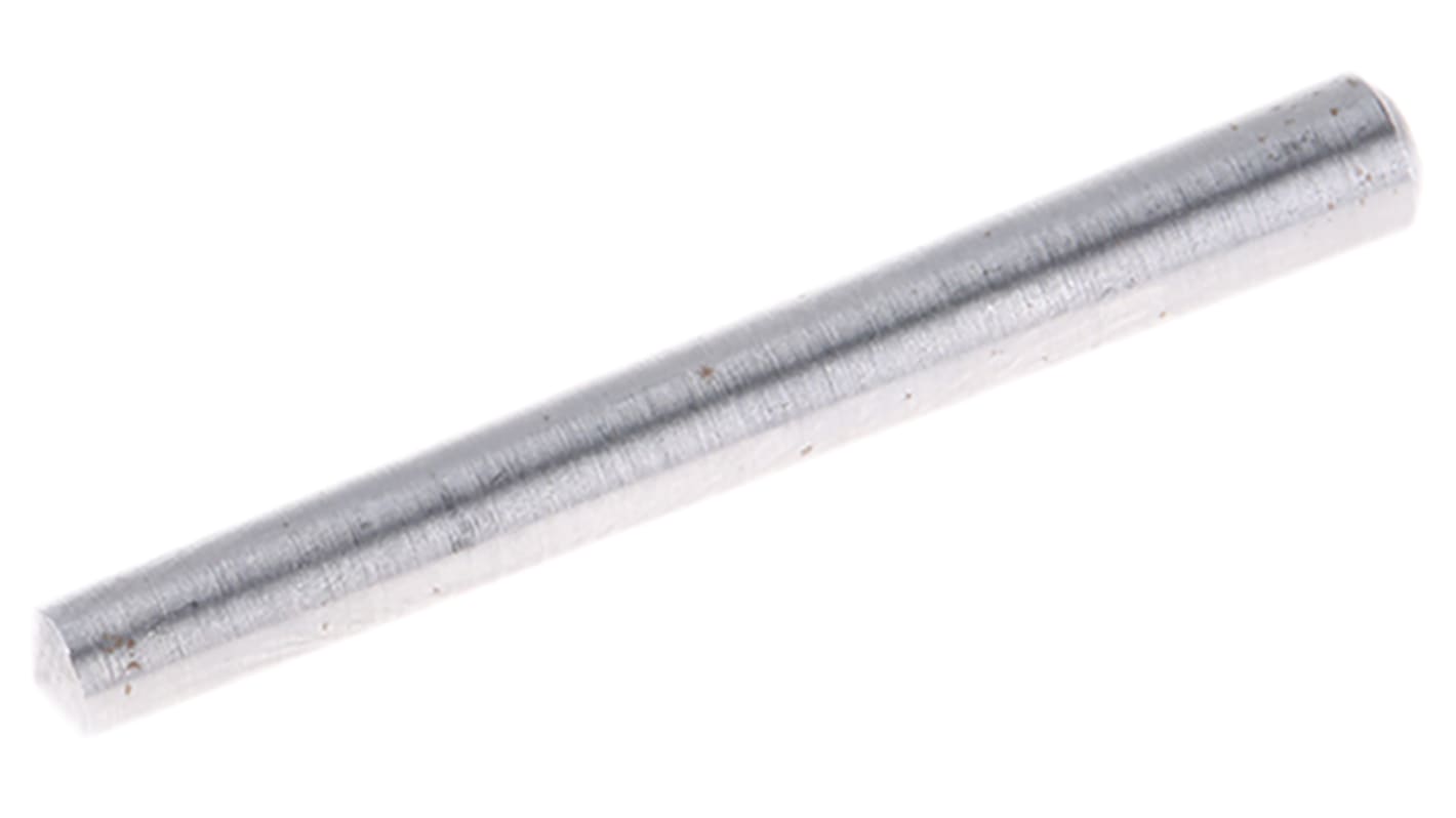 3mm Diameter Plain Steel Taper Dowel Pin 30mm Long