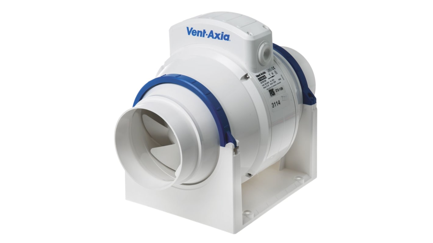VentAxia ACM100 ACM In Line Duct Fan, 256m³/h, 23dB(A), Duct Size