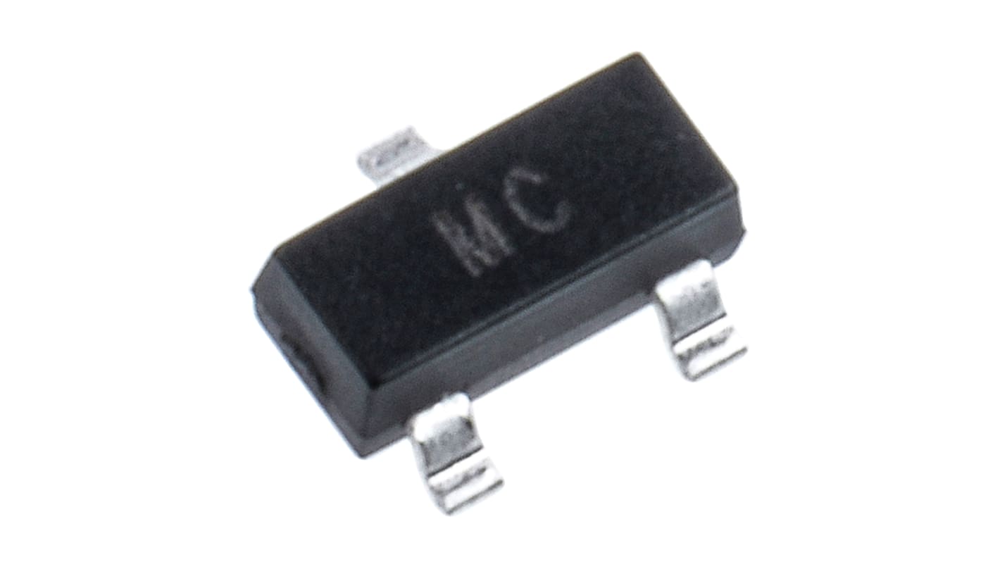 DiodesZetex Nチャンネル MOSFET60 V 150 mA 表面実装 パッケージSOT-23 3 ピン