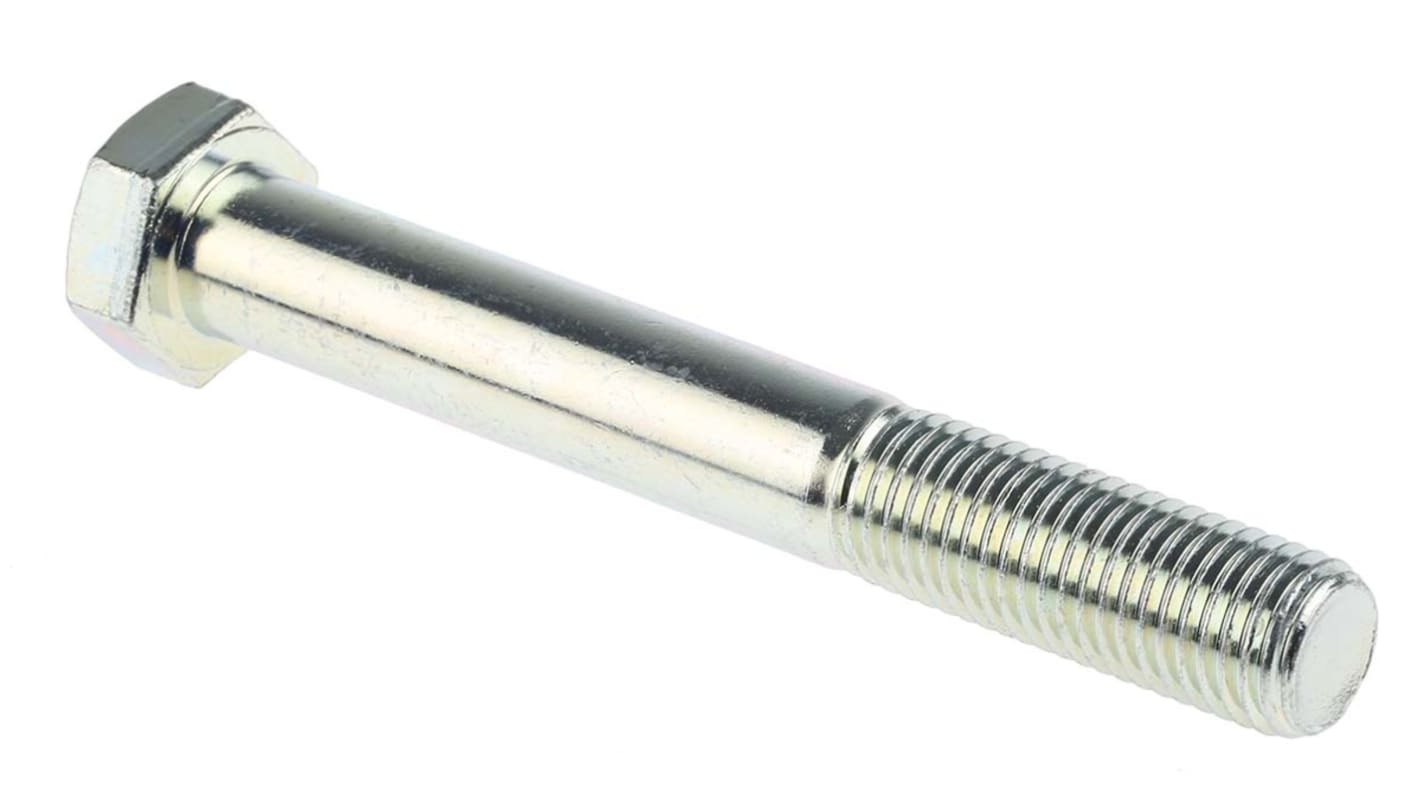 Clear Passivated, Zinc Steel, Hex Bolt, M20 x 150mm RS