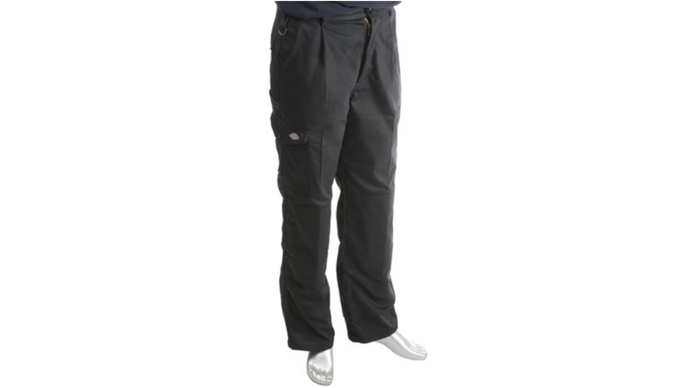 Dickies Super Work Black Men's Cotton, Polyester Work Trousers 34in