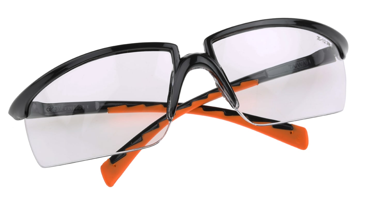 Lunettes de protection 3M PELTOR Solus Incolore Polycarbonate (PC), Résistant aux rayures, protection UV 400