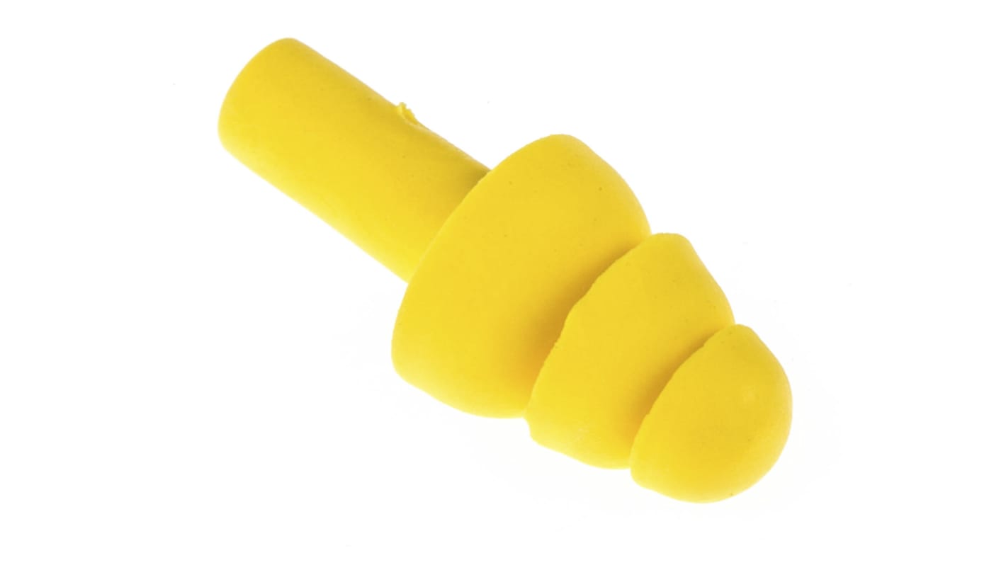 3M E.A.R Blue, Yellow Reusable Corded Ear Plugs, 29dB Rated, 50 Pairs