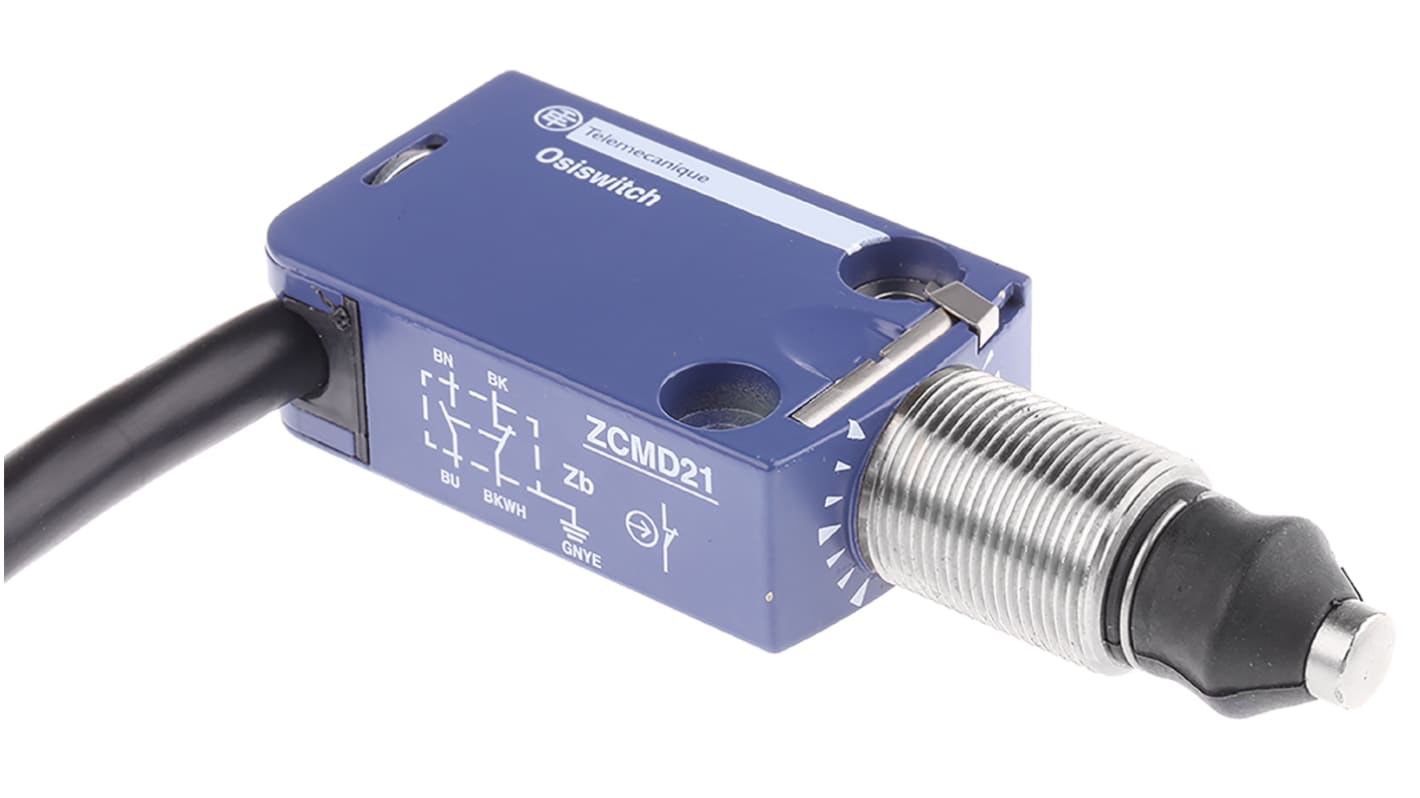 Telemecanique Sensors OsiSense XC Series Plunger Limit Switch, NO/NC, IP66, IP67, IP68, DP, Zinc Alloy Housing, 240V ac