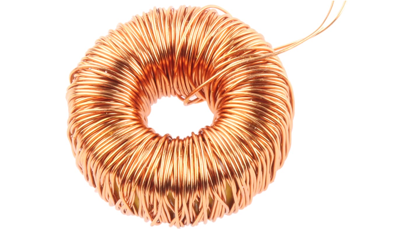 Roxburgh EMC 4 mH ±20% Composite Iron Powder Toroidal Inductor, 1.8Ω Rdc, SF