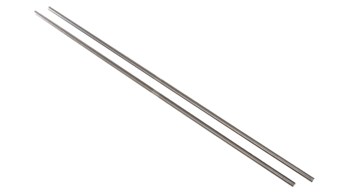 RS PRO Plain Stainless Steel Threaded Rod, M16, 1m RS