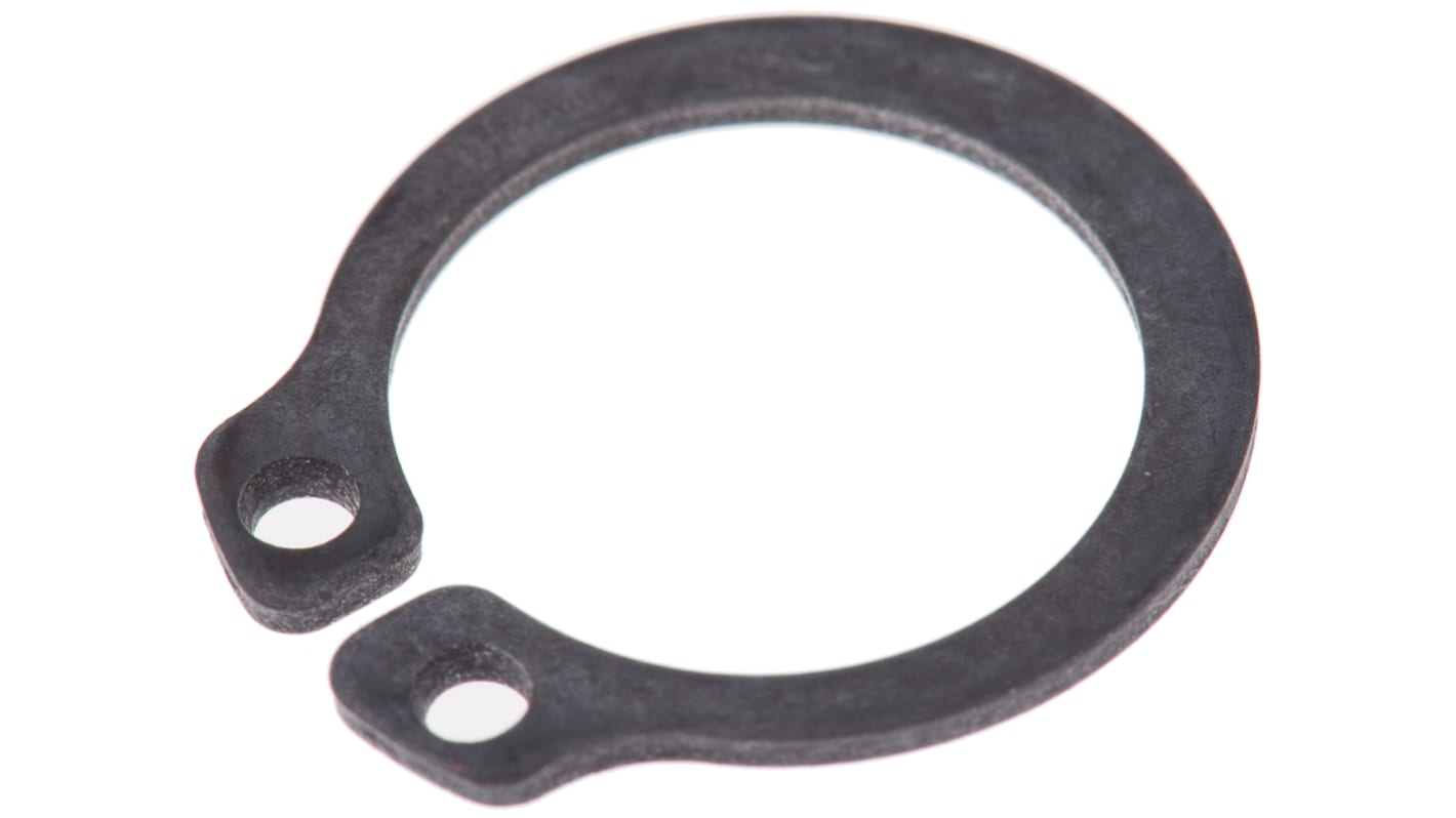 RS PRO Steel External Circlip, 14mm Shaft Diameter, 13.4mm Groove Diameter