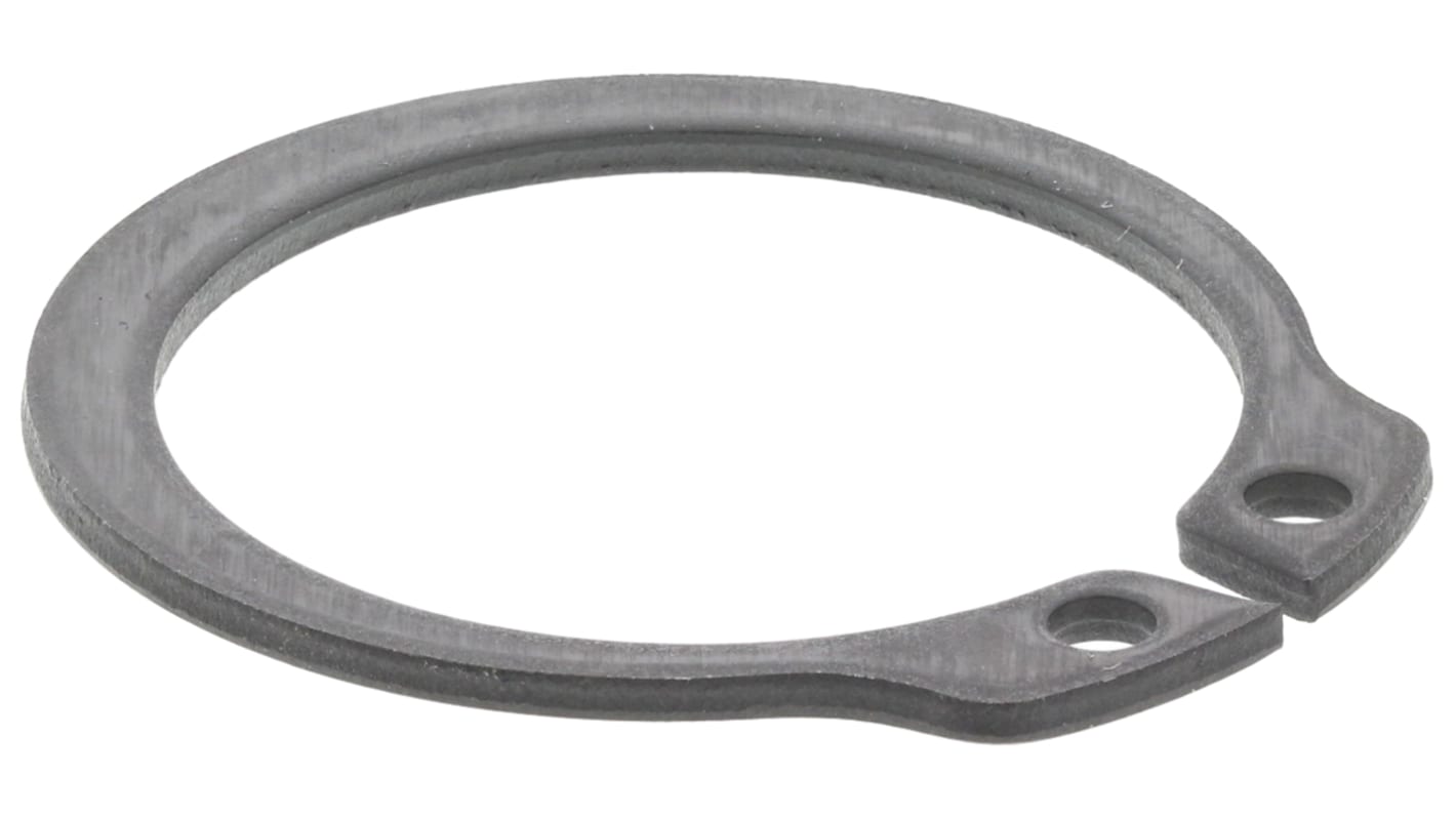 RS PRO Steel External Circlip, 25mm Shaft Diameter, 23.9mm Groove Diameter