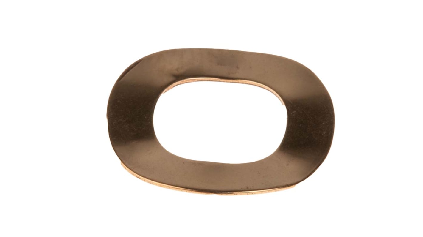 Copper Crinkle Locking & Anti-Vibration Washer, M8, BS 4463