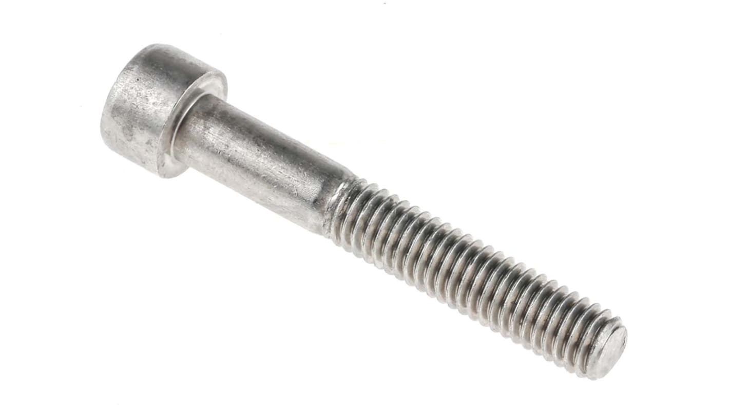 RS PRO Zylinderkopf Innensechskantschraube, Edelstahl A2 , M6 x 1mm, 40mm