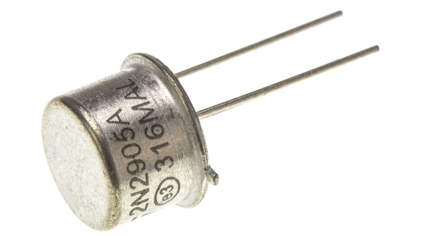 Magnatec 2N2905A PNP Bipolar Transistor, 600 mA, 60 V, 3-Pin TO-39