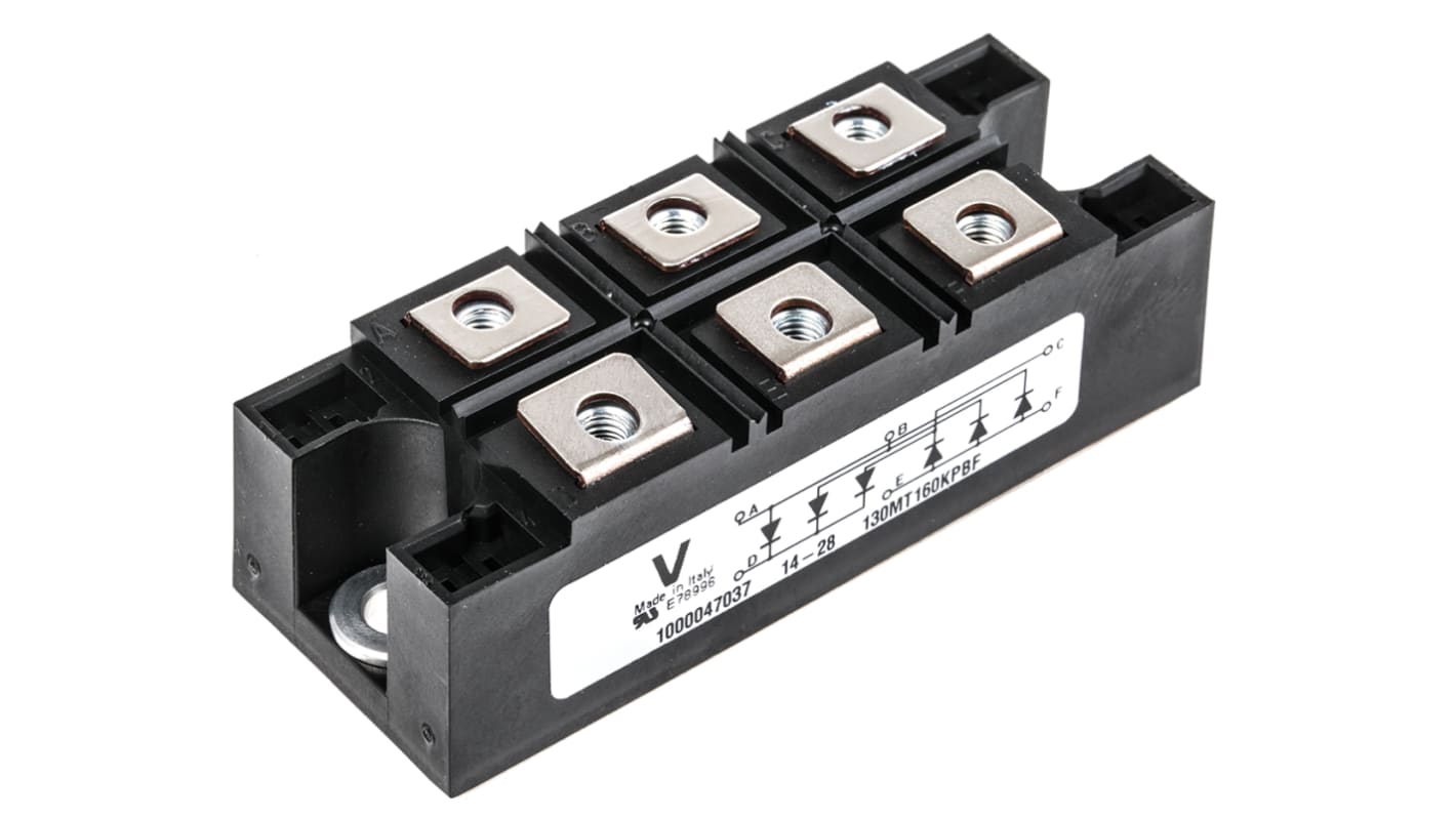 Vishay Bridge Rectifier Module, 160A, 1600V, 3-phase, 6-Pin