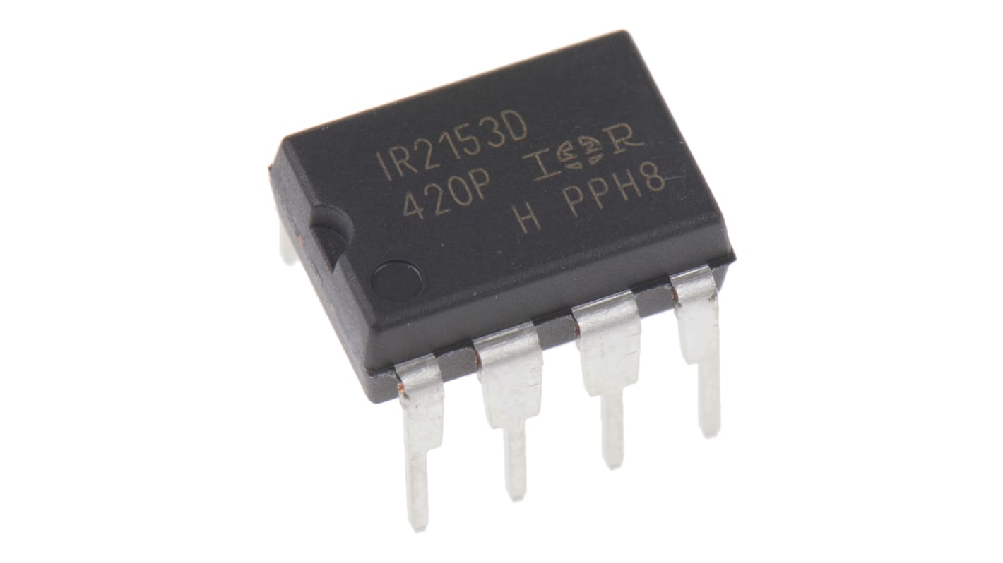 Infineon IR2153DPBF, MOSFET gate-driver, CMOS, 16.8V, 8 Ben, PDIP