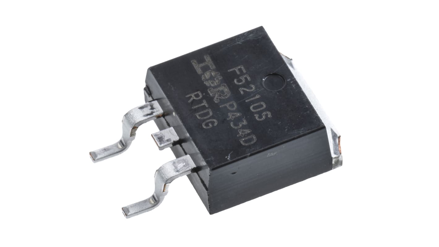 P-Channel MOSFET, 38 A, 100 V, 3-Pin D2PAK Infineon IRF5210SPBF